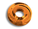 Small Donut Tachyon Topaz Gold